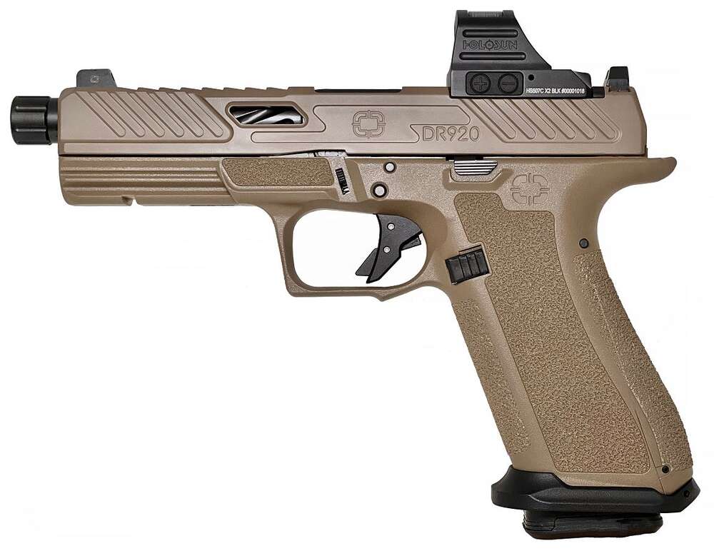 Handguns Shadow Systems DR920 9mm SHDW EL DR920 9MM 5" TB W/HOLO FDE • Model: DR920